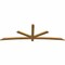 Ekena Millwork Alberta Rough Sawn Timber Gable Bracket, Western Red Cedar, 108"W x 36"H x 2"D x 4"F, 8/12 Pitch GBW108X36X0204ALB00RWR - alternate 4